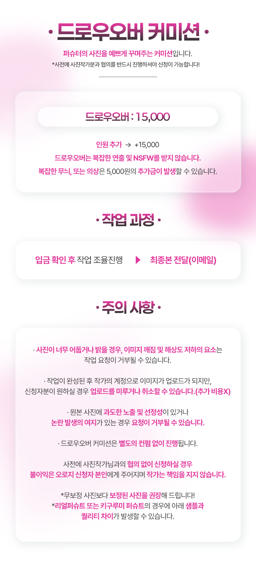 가격표